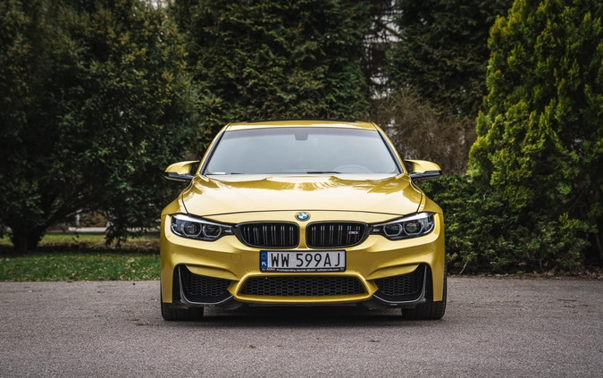 BMW M3 cena 189999 przebieg: 90000, rok produkcji 2015 z Warszawa małe 704